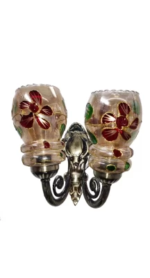 Trento Antique Brass Aluminium Wall Sconces