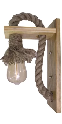 Brown Solid Rope Wall Armed Sconces