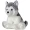 DP Soft Toy Husky Dog