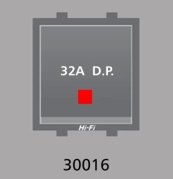 Hi-Fi Flatino 32 D.P Sumo With Indicator 30016 (Met/Grey)