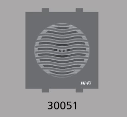 Hi-Fi Electronic Buzzer - 220/250V 30051 (Met/Grey)