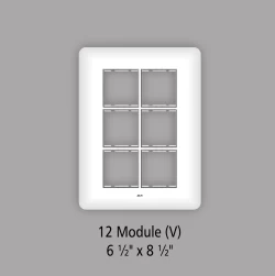 Hi-Fi 12 Module (V) Flatino Wood Plate 6½"*8½"
