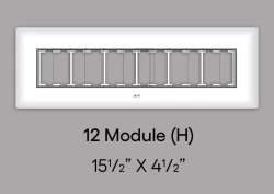 Hi-Fi 12 Module (H) S Wood Plate 15½"*4½"