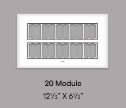 Hi-Fi 20 Module S Wood Plate 12½"*6½