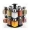 16pcs Spices Rack Set 360 Degree Rotating