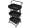 Kitchen Trolley 3Layer Black