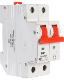 63A DP 2 Pole Isolator MCB Modular