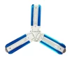 Foldable 3 Blade Bulb Light