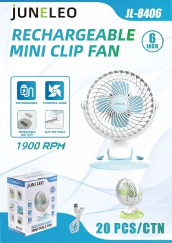 Rechargeable Mini Clip Fan JL-8406