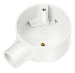 1 Way 19/20mm Junction Box White (24 Piece Box)