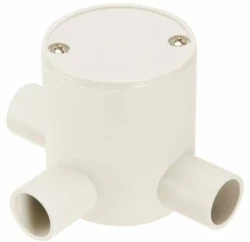 DP 3 Way 25mm Deep Junction Box White  (18 Piece Box)