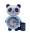 panda-alarm-clockpen-holder-5256r