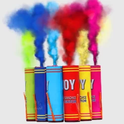 Multi-Color Cold Pyro Fire Refill Pack of 6 (30sec)