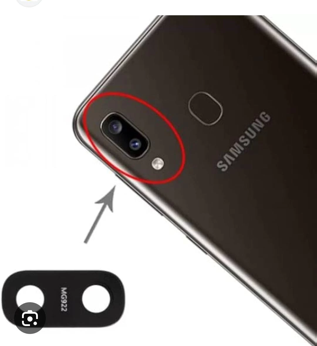 Samsung A10 Camera Glass-100% Original, Premium Care Quality