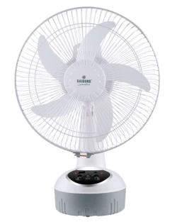Saisuns moving rechargeable fan 16inch with lithuim battery