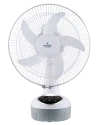 Saisuns moving rechargeable fan 16inch with Light AC-DC