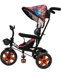 Tricycle with Push Parent Handle | Stroller Sun Shade Trike Bike for Kids