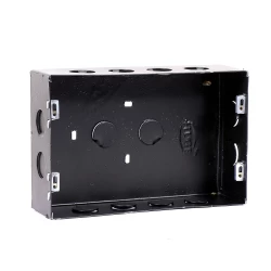 DP-12-Modular-18-Guage-Powder-Coated-Black-Metal-Box