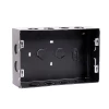 DP-12-Modular-18-Guage-Powder-Coated-Black-Metal-Box