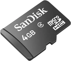 4GB Sandisk Transflash SD Card