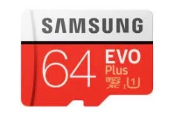 64GB Samsung Evo+ Trans flash Card