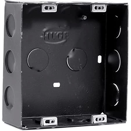 DP 18 Modular 18 Guage Powder Coated Black Metal Box