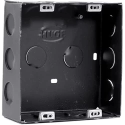 DP 18 Modular 18 Guage Powder Coated Black Metal Box