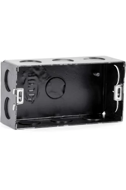 DP-4-Modular-18-Guage-Powder-Coated-Black-Metal-Box