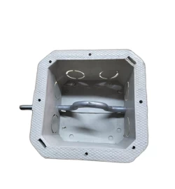 DP Plastic Fan Box White 8mm Rod (10 Pieces)