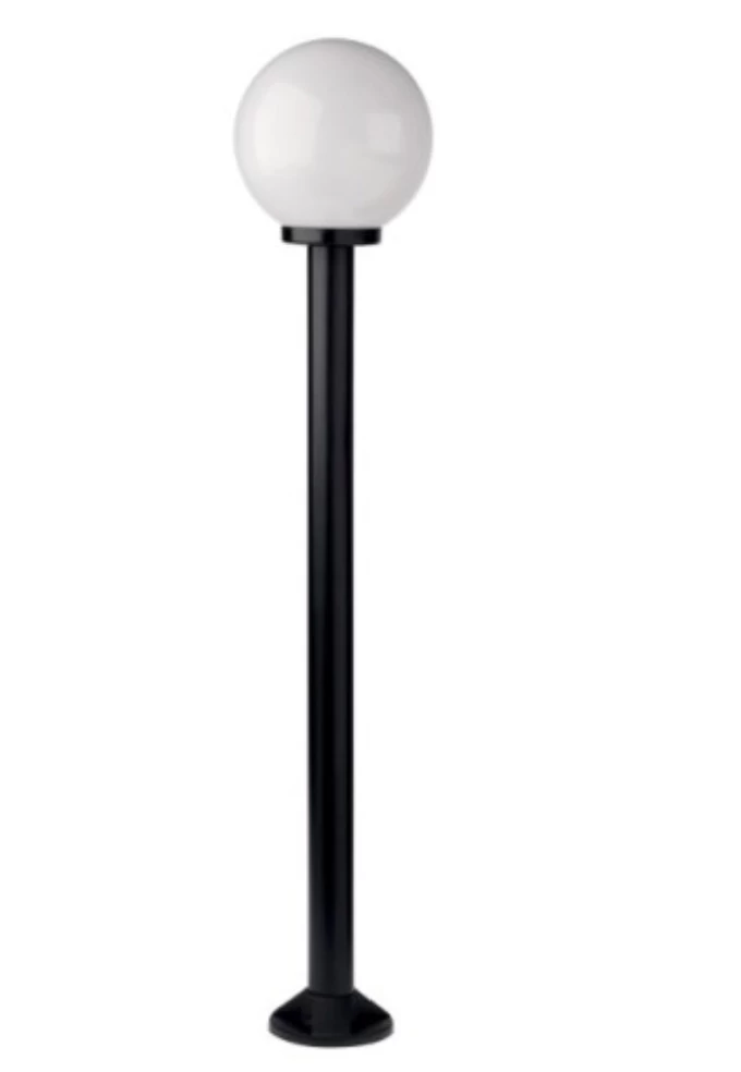 Sphere Pole Light E27 400mm Pole Excluded Black 76