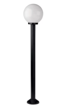 Sphere Pole Light E27 400mm Pole Excluded Black 76
