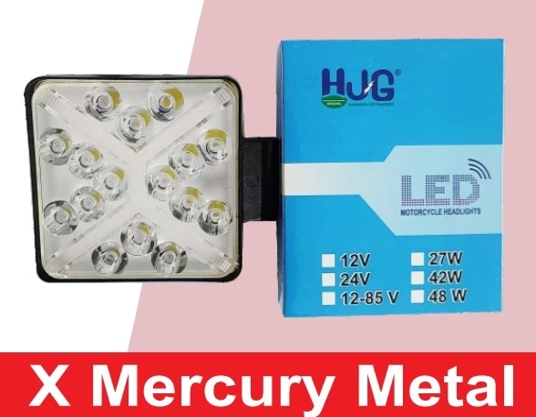 X Mercury Metal Round & Square Lights