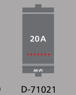 Hi-Fi Dingo Switches D-71021 (Met/Grey)