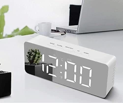 Digital LED Mirror Alarm Clock