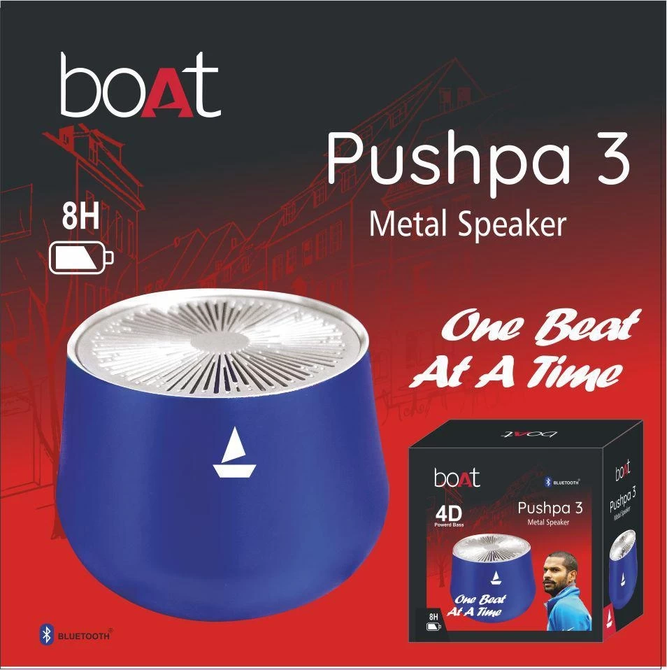 Boat Pushpa 3 Metal Speaker