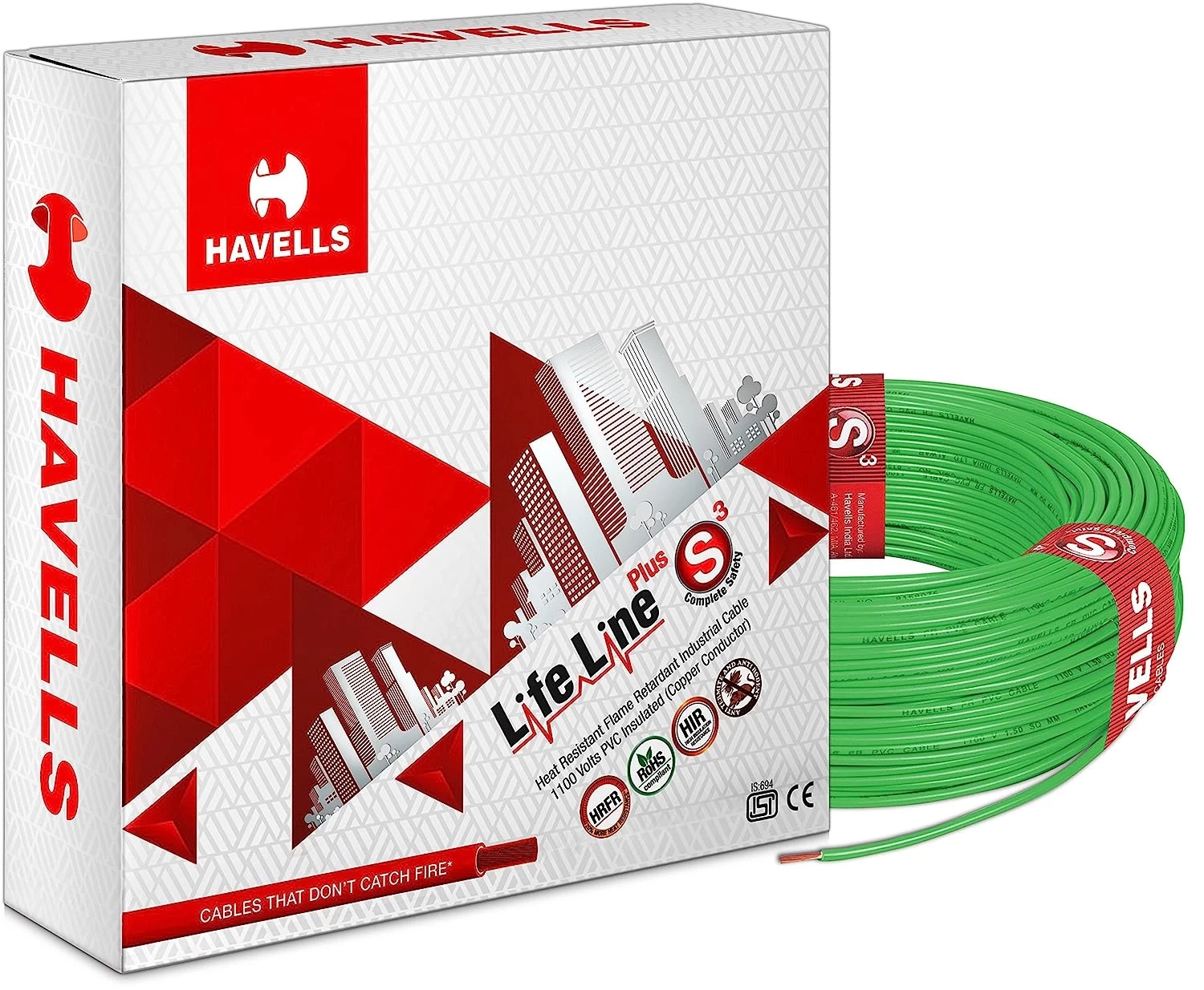 4mm Havells Wire (90 meter)