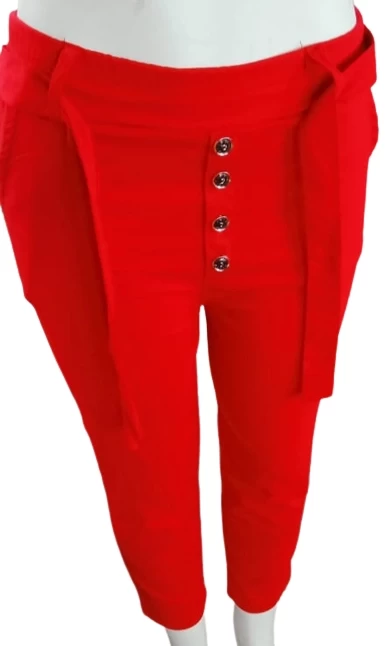 Women Red Pants 07