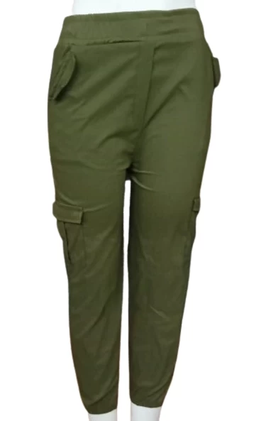 Women Dark Green Pants 08