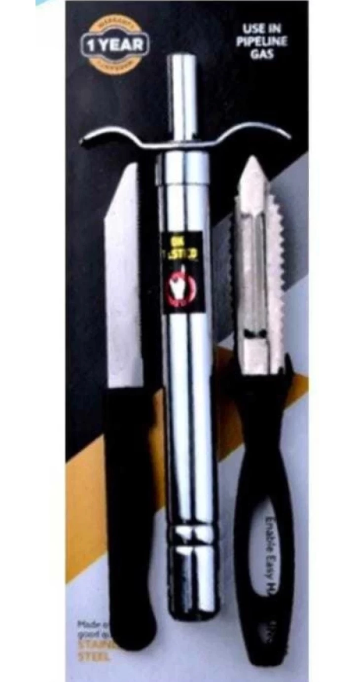 10mm Nut Echo 3 In 1 Kitchen Gas Lighter ES-303