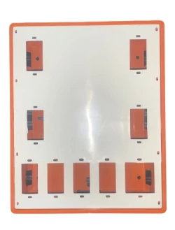 DP 9 Way+H Gang Box E2330 B (8×10×2)