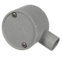 1 Way 25mm Junction Box Grey (24 Piece Box)