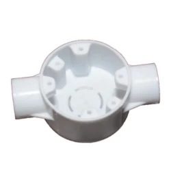 2 Way 19/20mm Junction Box White (24 Piece Box)