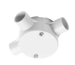 3 Way 25mm Junction Box White (24 Piece Box)