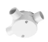 3 Way 25mm Junction Box White (24 Piece Box)