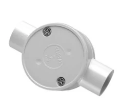 2 Way 19/20mm Deep Junction Box White (18 Piece Box)