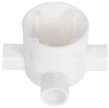 3 Way 19/20mm Deep Junction Box White (18 Piece Box)