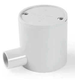 1 Way 25mm Deep Junction Box White (18 Piece Box)