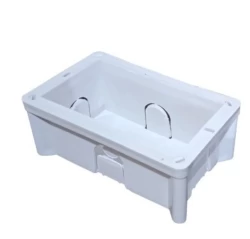 DP 4 Module Concealed Box (White) (10 Piece)
