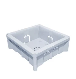 DP 8 Module Square Concealed Box (White) (10 Piece Box)
