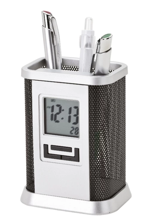 Penholder Desktop Digital Clock 918